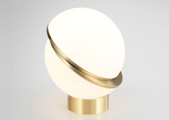 lampe acrylique sphérique de table de chevet du diamètre 300mm d'étude de câble de 1.8m