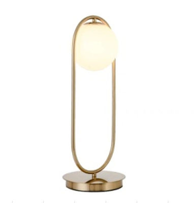 Lampe économiseuse d'énergie de Nightstand d'or de la taille 50cm du diamètre 18.5cm d'hôtel