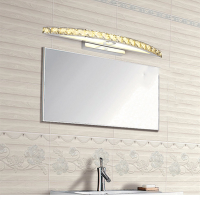 La salle de bains l'épousant résidentielle a mené Crystal Mirror Lamp AC265V